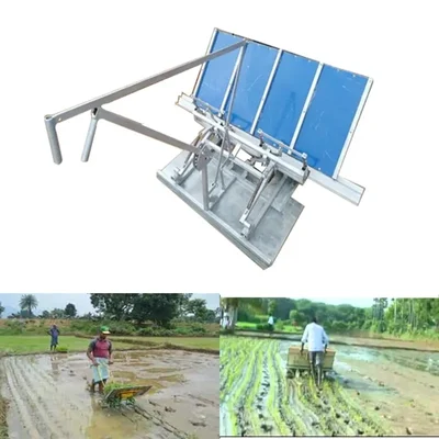 Made in India 4 Rows Manual  Rice/Paddy Transplanter